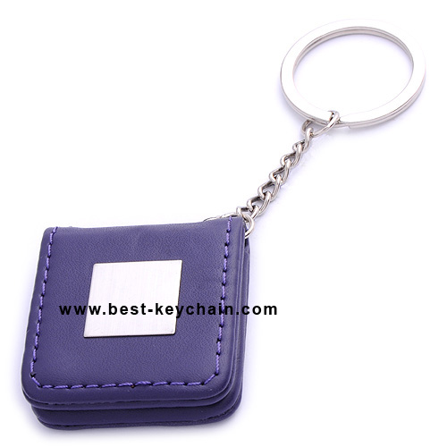 PU LEATHER KEYCHAIN WITH PHOTO