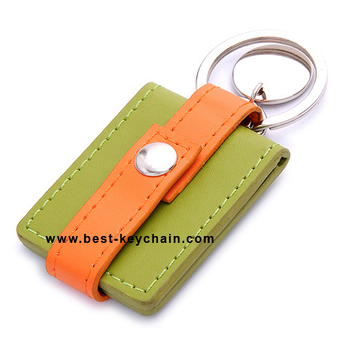 PICTURE KEYCHAIN WITH LEATHER