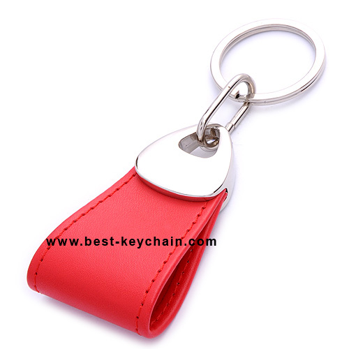 PROMOTION PU LEATHER KEYCHAIN