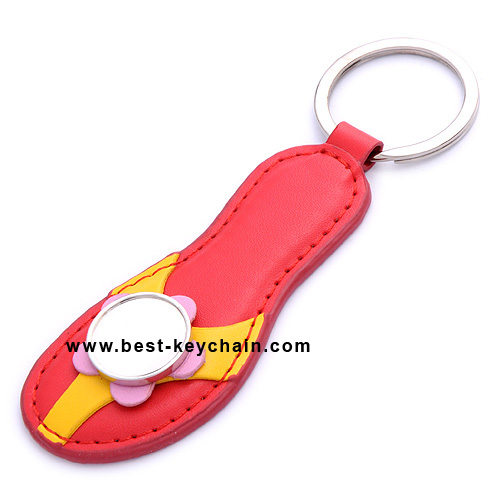 CLIENT SHOE LEATHER KEYCHAINS FOR PROMOTION
