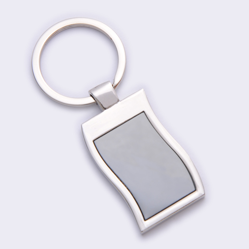 Cheap promotion keychain logo laser