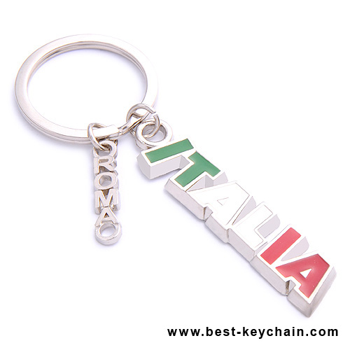 ITALIA souvenir metal keyholder roma