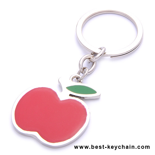 apple shape keychains