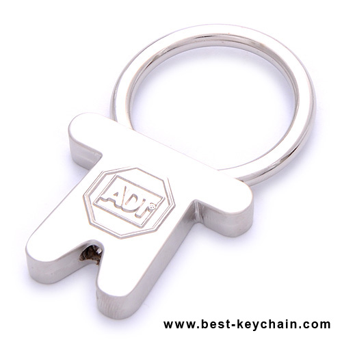 baby boy metal keychain