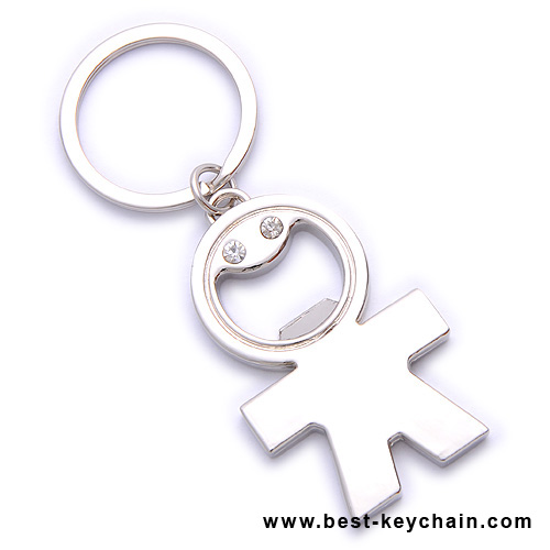 baby shape bottle opener keychains metal