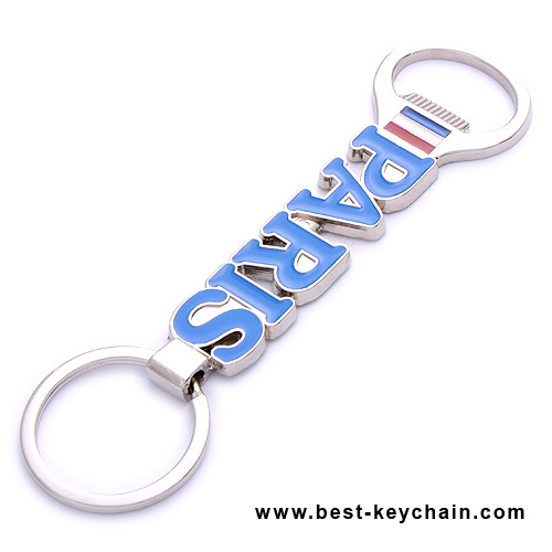 bottle opener keychain souvenir paris