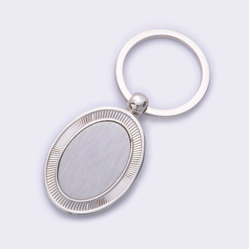 ellipse keychain metal