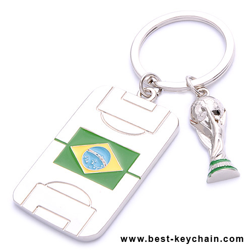 football World Cup metal keychain germany