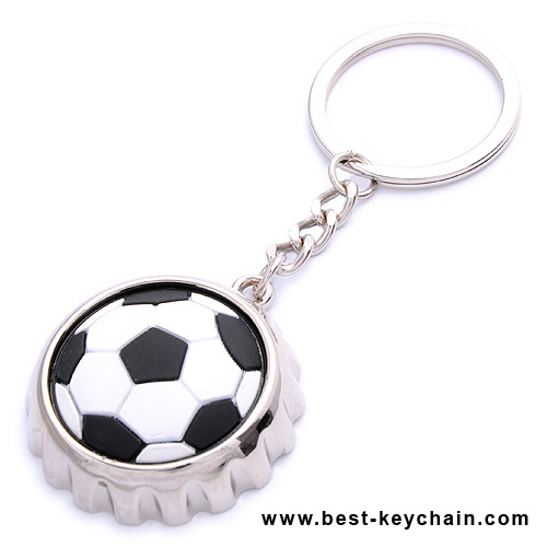 Brazil promotion keychain metal football key chain