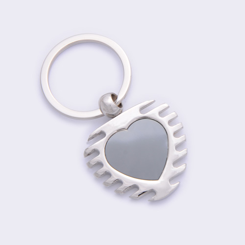 heart shape logo keyrings