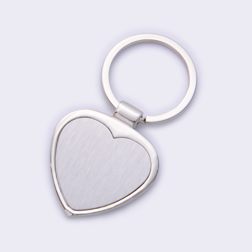heart shape metal keychains
