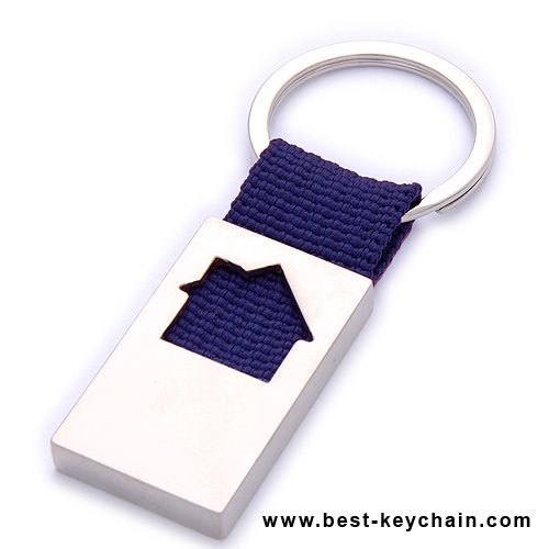 keychain house shape