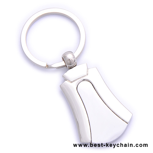 keychain metal silver color promotion