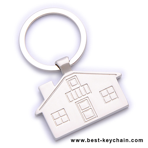 metal house keychains