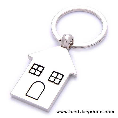 metal house keyring