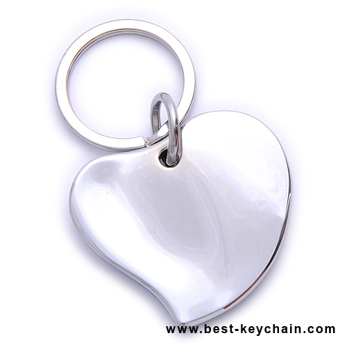 metal keychain heart shape promotion
