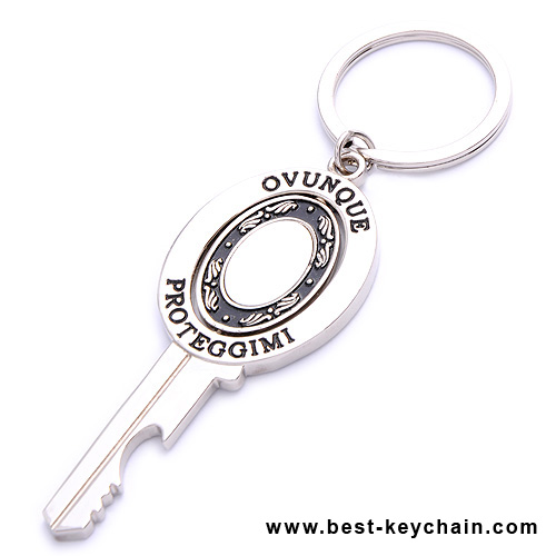 metal keychain proteggimi ovunque