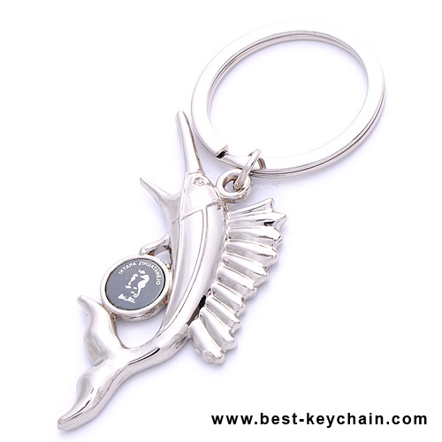 metal shark keychain souvenir item