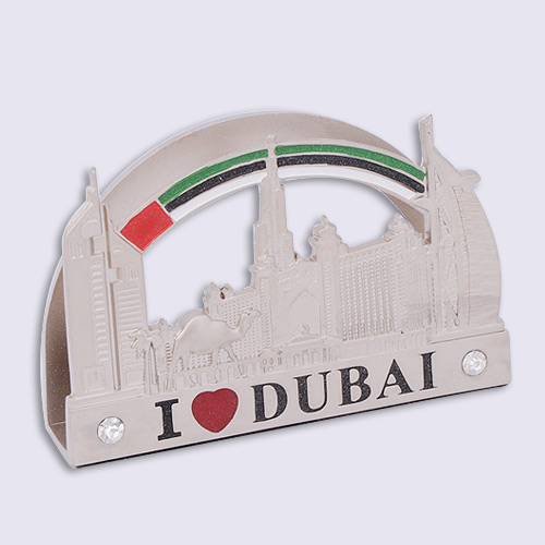 name card holder souvenir dubai gift metal