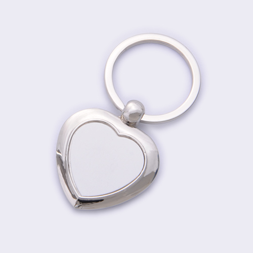 promotion heart shape key rings metal
