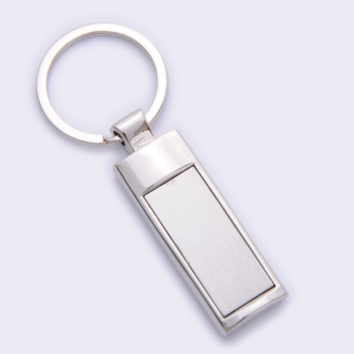 rectangle logo keychain