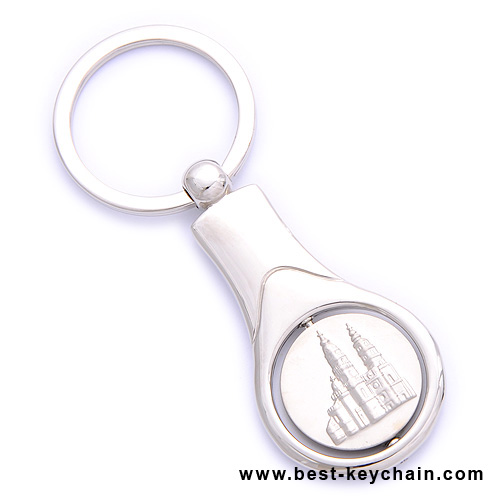 souvenir emboss keyring metal