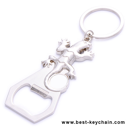 souvenir lizard metal bottle opener