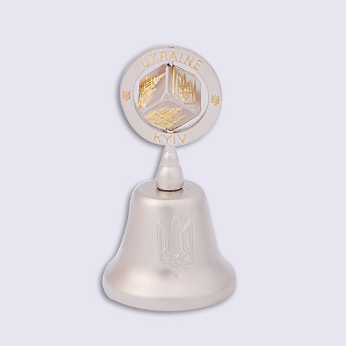 souvenir metal bell ukraine kyiv gifts