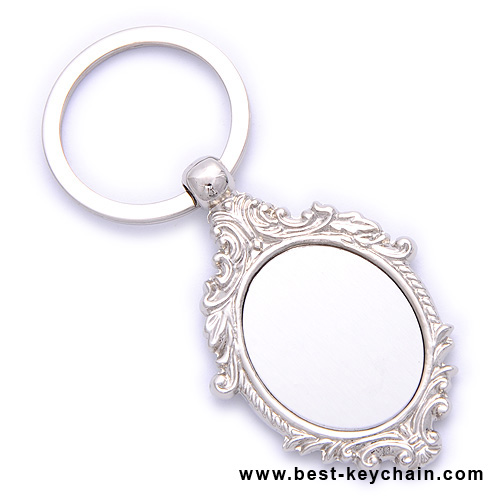 souvenir mirror shape metal keychain egypt