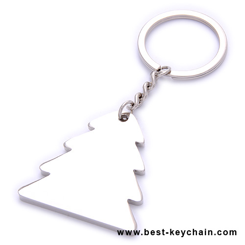 tree metal keychain