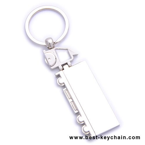 truck key rings promotion metal laser logo