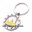 metal souvenir emboss logo amsterdam key ring