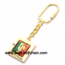 gold souvenir portugal metal keyring