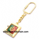 gold souvenir portugal metal keyring