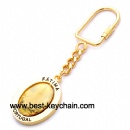 metal souvenir epoxy logo portugal keyholder