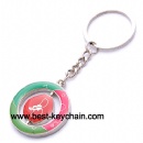 metal custom shape basile key ring