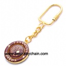 Metal epoxy las vegas nevada key chain