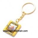 Metal square shape ykpaiha keyring