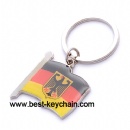 Metal germany flag key chain